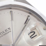 ROLEX Rolex Oyster Date Precision 6694 Boys SS Watch Automatic Silver Dial AB Rank Used Ginzo