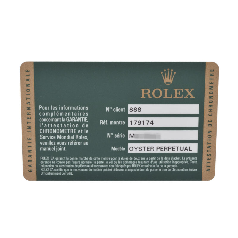 ROLEX ロレックス デイトジャスト 179174G レディース SS/WG 腕時計 自動巻き コンピューター(シルバー)文字盤 Aランク 中古 銀蔵