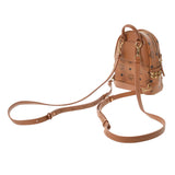 MCM MCM Eem Backpack Extremin Studs Cognac Ladies PVC/Leather backpack/Daypack B Rank used Ginzo