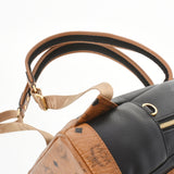 MCM MCM Backpack Mini Studs Cognac/Black Ladies PVC/Leather backpack/Daypack B Rank used Ginzo