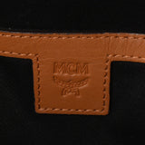 MCM MCM背包迷你螺柱Cognac/Black Ladies PVC/Leather Backpack/Daypack B等级使用Ginzo