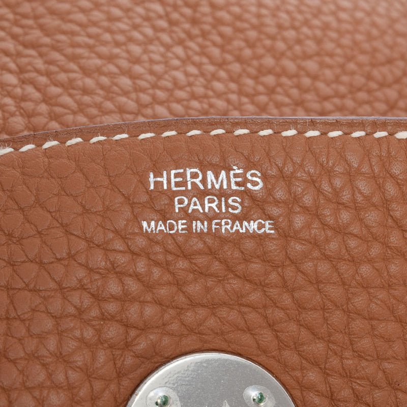 HERMES エルメス リンディ30 2WAYバッグ ゴールド シルバー金具 □R刻印(2014年頃)  レディース トリヨンクレマンス ショルダーバッグ ABランク 中古 銀蔵