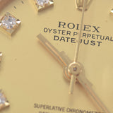 ROLEX Rolex Datejust 10P diamond 69178G Ladies YG Watch Automatic Champagne Dial A Rank Used Ginzo