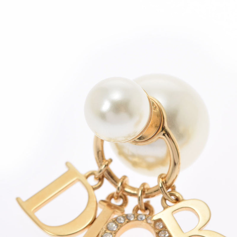 克里斯蒂安·迪奥（Christian dior Christian Dior Tribales）金/白色女士树脂珍珠/GP支架穿孔