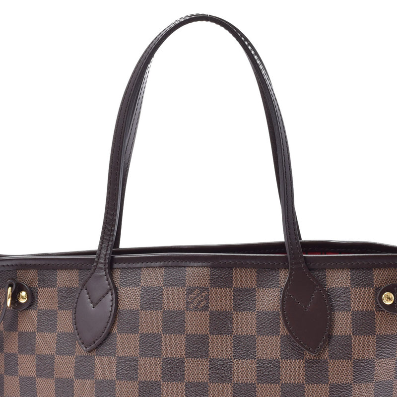 LOUIS VUITTON ルイヴィトン ダミエ ネヴァーフル PM ポーチ付 ブラウン N41359 レディース ダミエキャンバス ハンドバッグ Aランク 中古 銀蔵