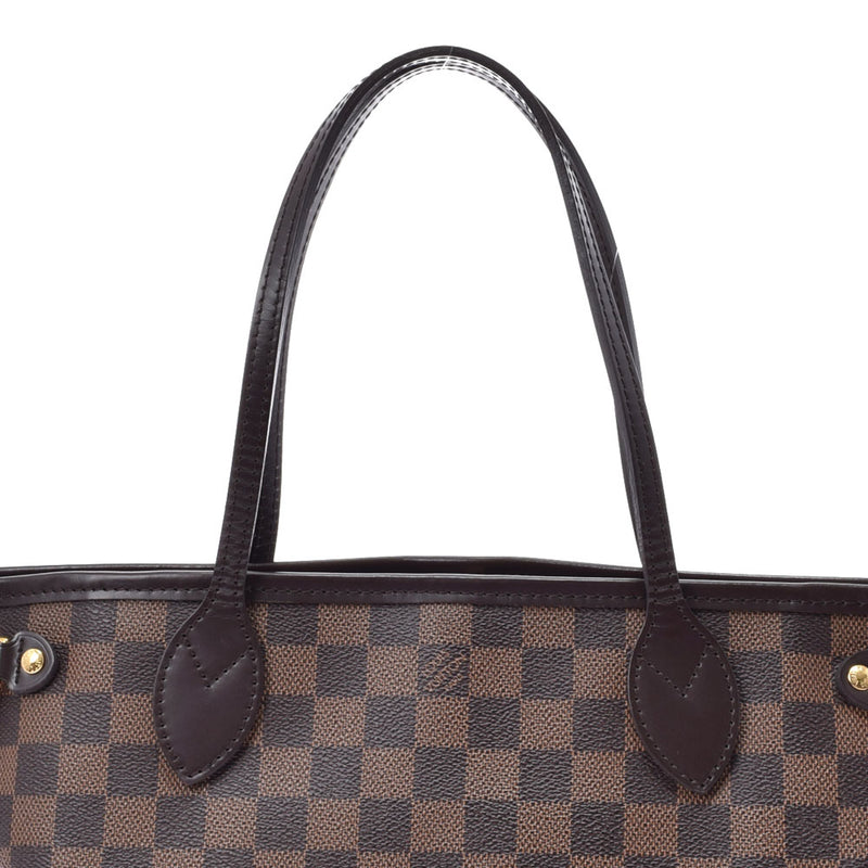 LOUIS VUITTON ルイヴィトン ダミエ ネヴァーフル PM ポーチ付 ブラウン N41359 レディース ダミエキャンバス ハンドバッグ Aランク 中古 銀蔵