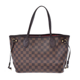 LOUIS VUITTON ルイヴィトン ダミエ ネヴァーフル PM ポーチ付 ブラウン N41359 レディース ダミエキャンバス ハンドバッグ Aランク 中古 銀蔵