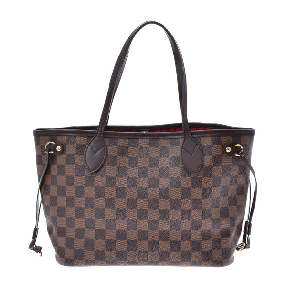 LOUIS VUITTON Louis Vuitton Damier Never Full PM Pouch Brown N41359 Ladies Dami Cambus Handbag A Rank used Ginzo