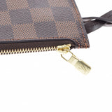 LOUIS VUITTON ルイヴィトン ダミエ ネヴァーフル PM ポーチ付 ブラウン N41359 レディース ダミエキャンバス ハンドバッグ Aランク 中古 銀蔵