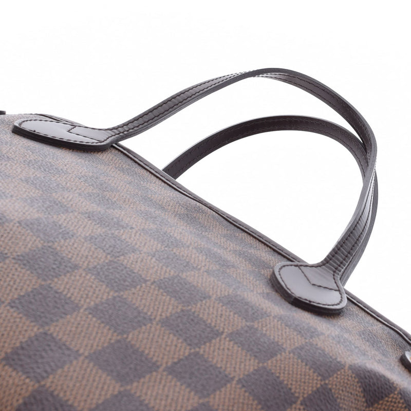 LOUIS VUITTON ルイヴィトン ダミエ ネヴァーフル PM ポーチ付 ブラウン N41359 レディース ダミエキャンバス ハンドバッグ Aランク 中古 銀蔵