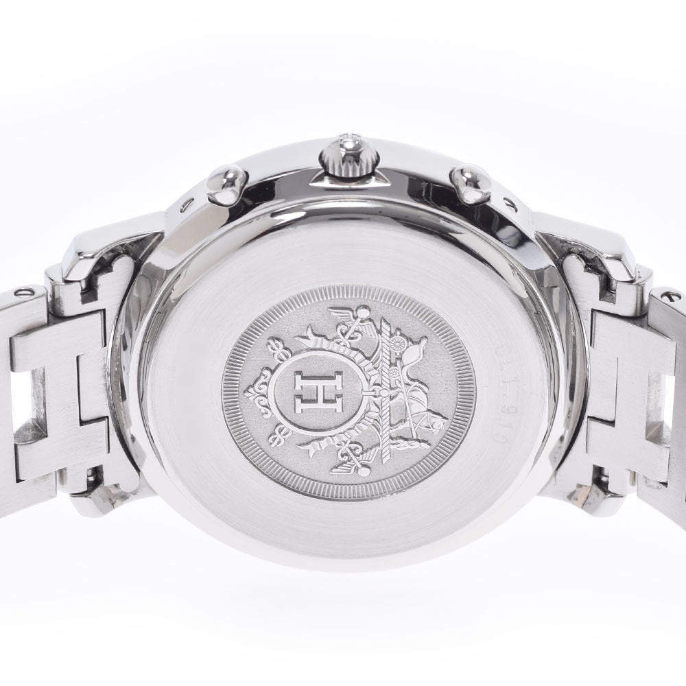 エルメスクリッパー クロノ メンズ 腕時計 CL1.910 HERMES 中古 – 銀蔵