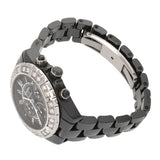 CHANEL Chanel J12 Chronovzerlage Diamond Black H1178 Men's Black Ceramic Watch Automatic Black Dial A Rank Used Ginzo