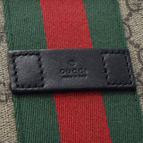 GUCCI グッチ GGスプリーム メッセンジャーバッグ  ベージュ/黒 シルバー金具 387111 ユニセックス  PVC ショルダーバッグ Bランク 中古 銀蔵