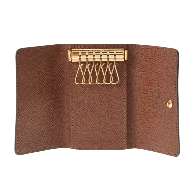 LOUIS VUITTON Louis Vuitton Monogram 6 -key case Brown M62630 Ladies key case A rank used Ginzo