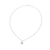 [Summer Selection] Ginzo used LOUIS VUITTON [Louis Vuitton] Pandant Tiflock Wit Necklace K18 White Gold/K18WG Ladies