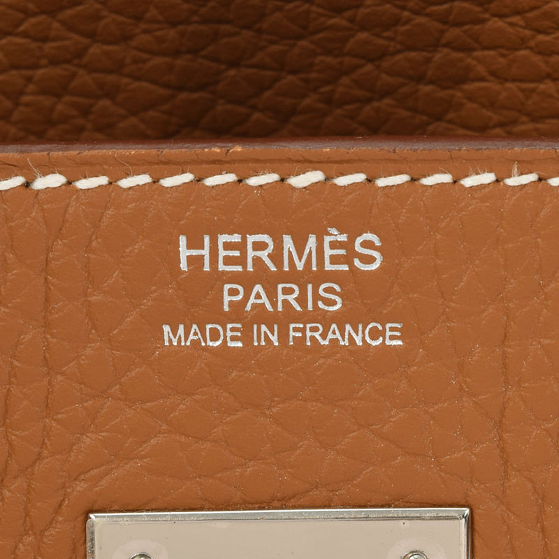 HERMES Hermes Birkin 30 gold silver metal □ O engraved (around 2011) Ladies Toryon Lemance Handbag A Rank used Ginzo