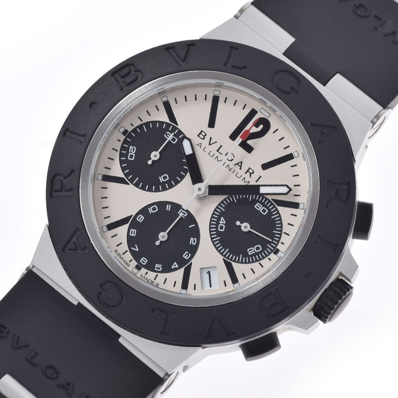 ブルガリアルミニウム クロノ 新型 メンズ 腕時計 BB40ATCH BVLGARI