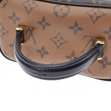 LOUIS VUITTON ルイヴィトン モノグラム リバース ヴァニティ NV PM 2WAY キャメル系/黒 M45165 レディース モノグラムキャンバス ハンドバッグ Aランク 中古 銀蔵