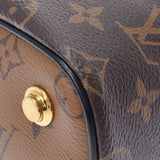 路易威顿路易·维顿（Louis Vuitton）路易威登（Louis Vuitton）会标反向虚荣NV PM 2Way Camel/Black M45165女士会标帆布手提包A级二手Ginzo