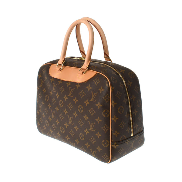 LOUIS VUITTON ルイヴィトン モノグラム ドーヴィル ブラウン M47270 ユニセックス モノグラムキャンバス ハンドバッグ Aランク 中古 銀蔵