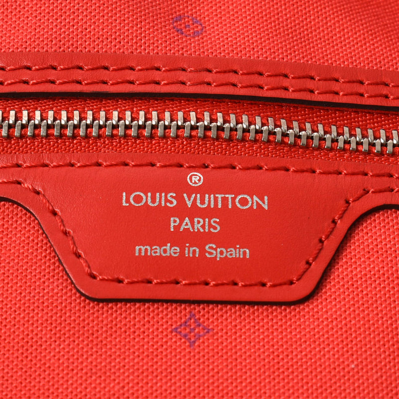 路易威顿路易斯·维顿（Louis Vuitton Louis Vuitton）会标lv escult从不完整的MM Tai Dai/Rouge M45127女士会标帆布手提袋，二手Ginzo