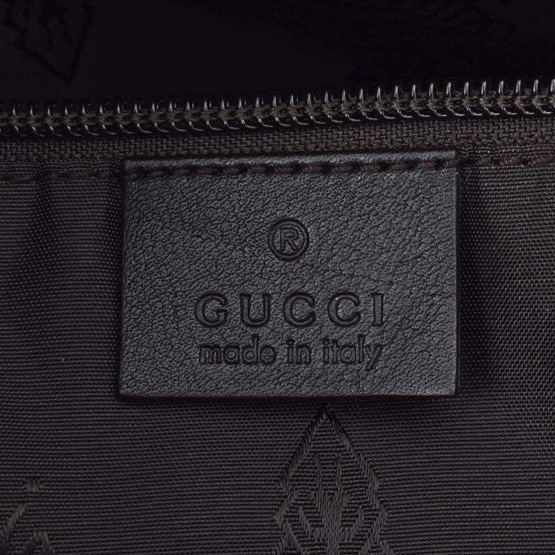 Gucci Gucci Gucci手提袋深棕色211137女士小牛手提袋B等级用Ginzo