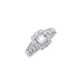 Other diamond 0.538/1.00ct No. 12 Ladies PT900 Ring/Ring A Rank used Ginzo