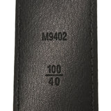 LOUIS VUITTON ルイヴィトン グラフィット サンチュール ポンヌフ サイズ100 35MM 黒 シルバー金具 M9402 メンズ ダミエグラフィットキャンバス ベルト Bランク 中古 銀蔵
