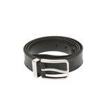 LOUIS VUITTON Louis Vuitton Graphit Santule Ponnu Size 100 35mm Black Silver Bracket M9402 Men's Dami Graphit Canvas Belt B Rank Used Ginzo