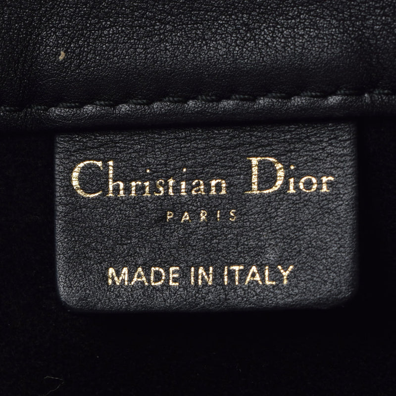 Christian Dior Christian Dior Book Tote Bag Medium Black 50mA0149 Ladies Calf Handbag B Rank used Ginzo