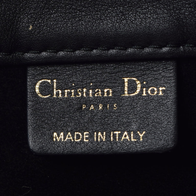 CHRISTIAN DIOR クリスチャンディオール ブックトートバッグ ミディアム 黒 50MA0149 レディース カーフ ハンドバッグ Bランク 中古 銀蔵