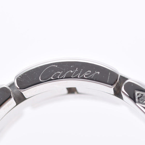 CARTIER カルティエ マイヨン パンテール ハーフダイヤ #53 13号 レディース K18WG リング・指輪 Aランク 中古 銀蔵