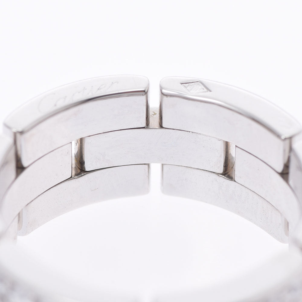 【美品】カルティエ　Cartier マイヨンパンテール　WG ダイヤ付　53 カルティエマイヨン パンテール ハーフダイヤ #53 レディース リング