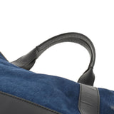 BALENCIAGA Balenciaga Navy Caba M Indigo Blue 339936 Unisex Denim Leather Handbag B Rank used Ginzo