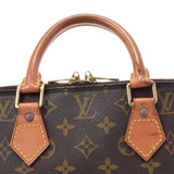 LOUIS VUITTON Louis Vuitton Monogram Alma 2WAY Old Brown M51130 Ladies Monogram Canvas Handbag B Rank used Ginzo