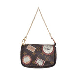 LOUIS VUITTON Louis Vuitton Monogram Mini Pip Shet AccessWall Brown M95804 Ladies Monogram Canvas Accessory Pouch AB Rank Used Ginzo