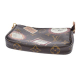 LOUIS VUITTON Louis Vuitton Monogram Mini Pip Shet AccessWall Brown M95804 Ladies Monogram Canvas Accessory Pouch AB Rank Used Ginzo