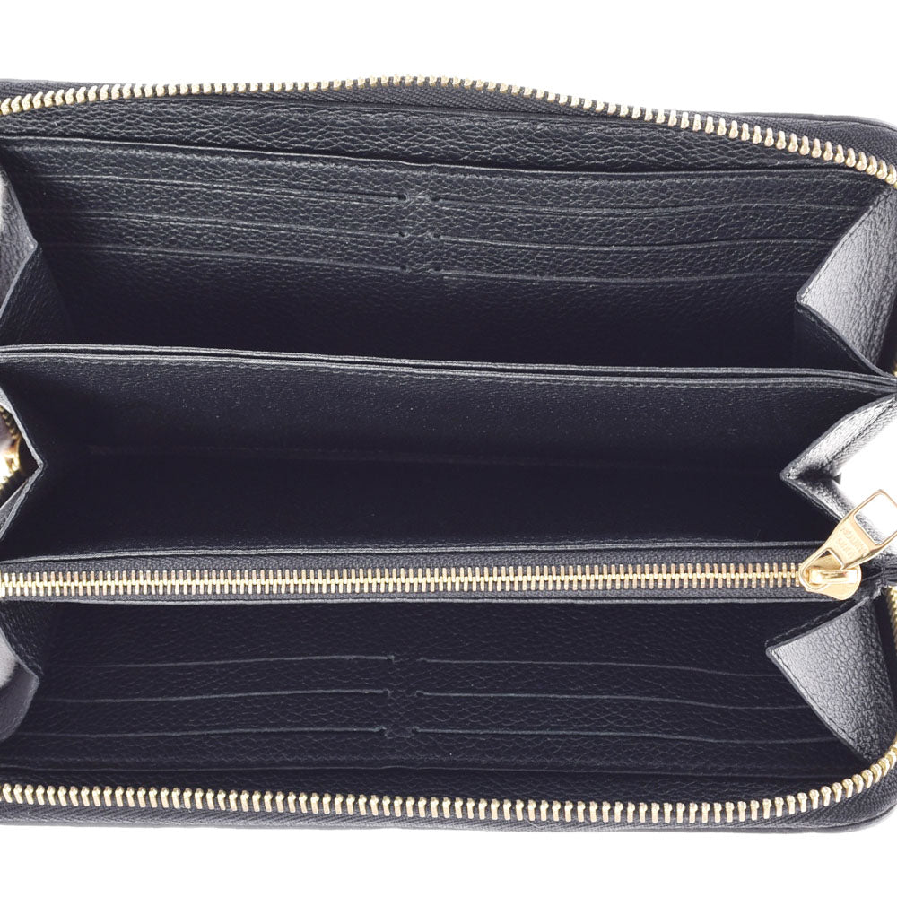 ルイヴィトン　ジッピーウォレット　アンプラント　ブラック　M61864 ルイヴィトン 長財布 モノグラム・アンプラント ジッピー