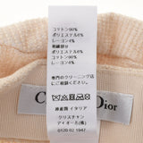 克里斯蒂安·迪奥（Christian dior Christian Dior）凯特象牙尺寸58女士棉帽A等级使用Ginzo