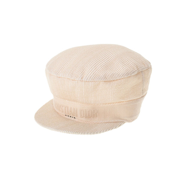 Christian Dior Christian Dior Casette Ivory Size 58 Ladies Cotton Hat A Rank used Ginzo