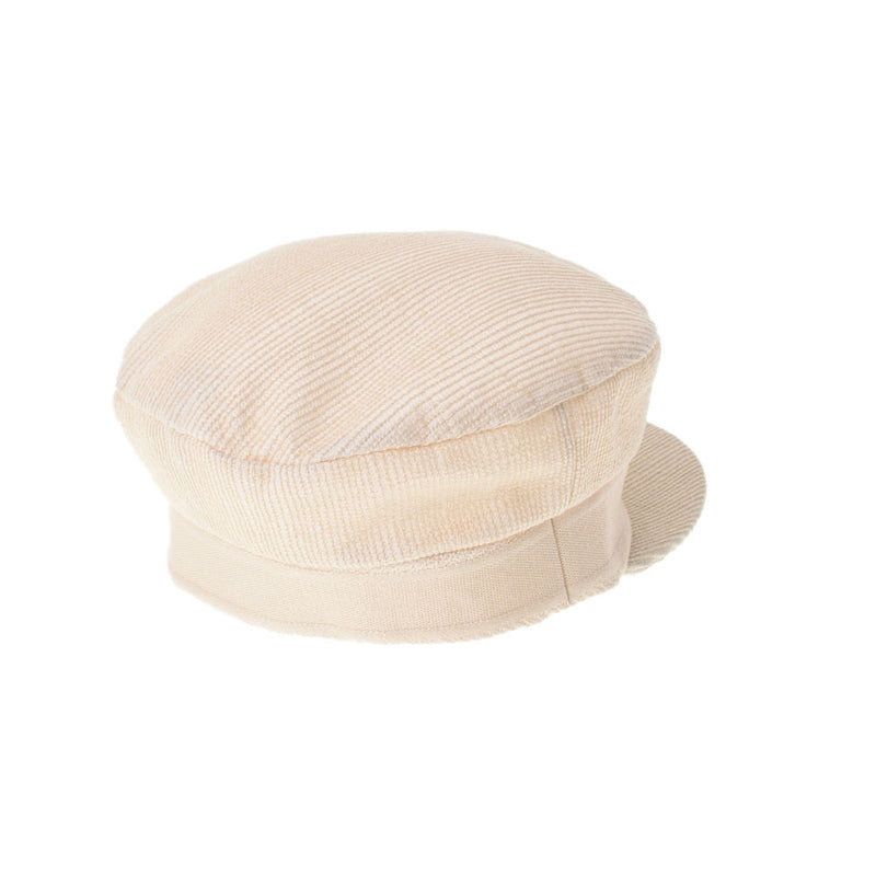 Christian Dior Christian Dior Casette Ivory Size 58 Ladies Cotton Hat A Rank used Ginzo