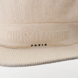 Christian Dior Christian Dior Casette Ivory Size 58 Ladies Cotton Hat A Rank used Ginzo