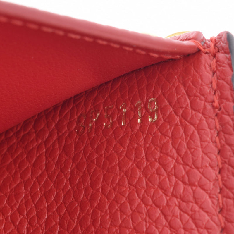 LOUIS VUITTON Louis Vuitton Monogram Portofoille Portas Compact Three (Red) M67478 Ladies Monogram Canvas Leather Triple Wallet AB Rank Used Ginzo