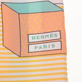 HERMES エルメス ツイリー  GRAND THEAYRE NOWEAU 黄色 レディース シルク100％ スカーフ 新品 銀蔵