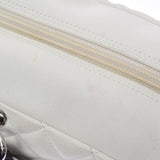 CHANEL Chanel Cambon Line Bowling Bag White/Black Unisex Ram Skin Handbag B Rank used Ginzo
