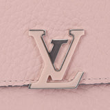 LOUIS VUITTON Louis Vuitton Portofoille Capsine Compact Magnolia M62156 Ladies Leather Trimal Wallet A Rank Used Ginzo