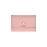 LOUIS VUITTON Louis Vuitton Portofoille Capsine Compact Magnolia M62156 Ladies Leather Trimal Wallet A Rank Used Ginzo