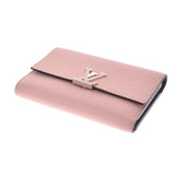 LOUIS VUITTON Louis Vuitton Portofoille Capsine Compact Magnolia M62156 Ladies Leather Trimal Wallet A Rank Used Ginzo