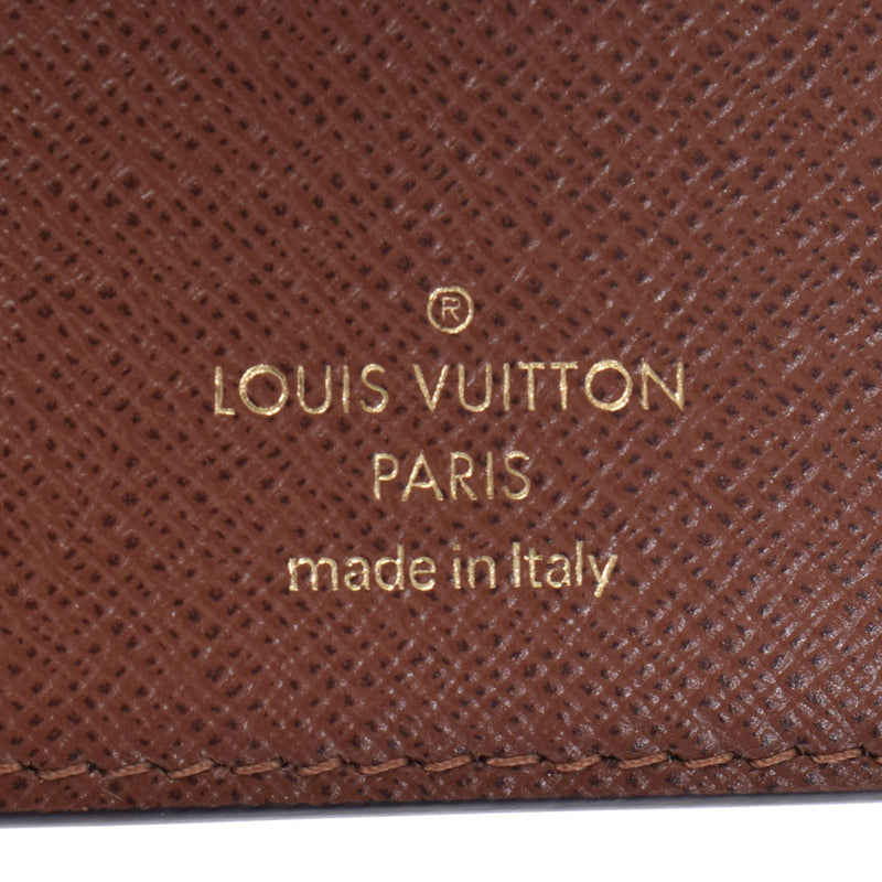 路易威顿路易·维顿（Louis Vuitton）路易·威登（Louis Vuitton）会标Portofoyille胜利Victorine Brown M62472女用式会标帆布三重 - 折的钱包未使用的Ginzo