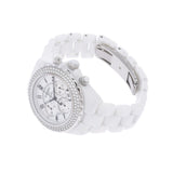 CHANEL Chanel J12 Chronograph Diamond Besel H1008 Men's White Ceramic/SS Watch Automatic White Dial A Rank Used Ginzo